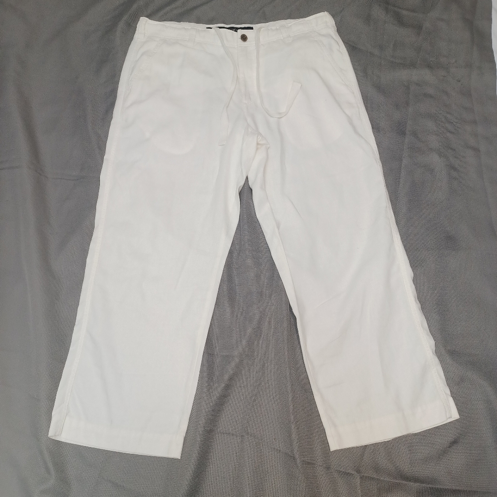 Marc Anthony Men 38X30 Pants Cream Trousers